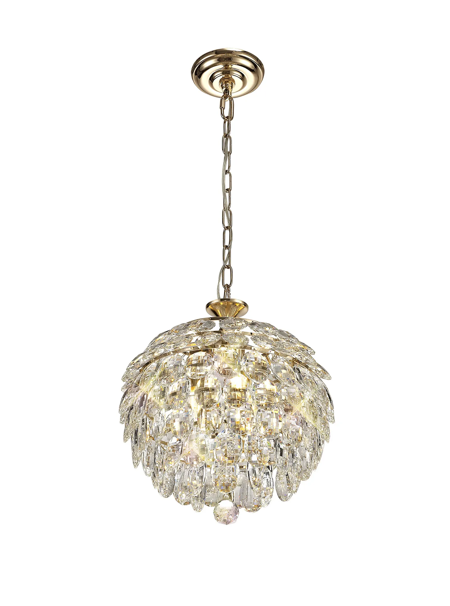 IL32803  Coniston Pendant 3 Light French Gold